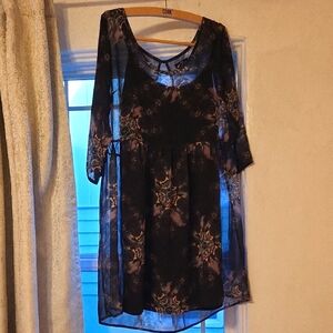 Wolf and dream catcher dress size L